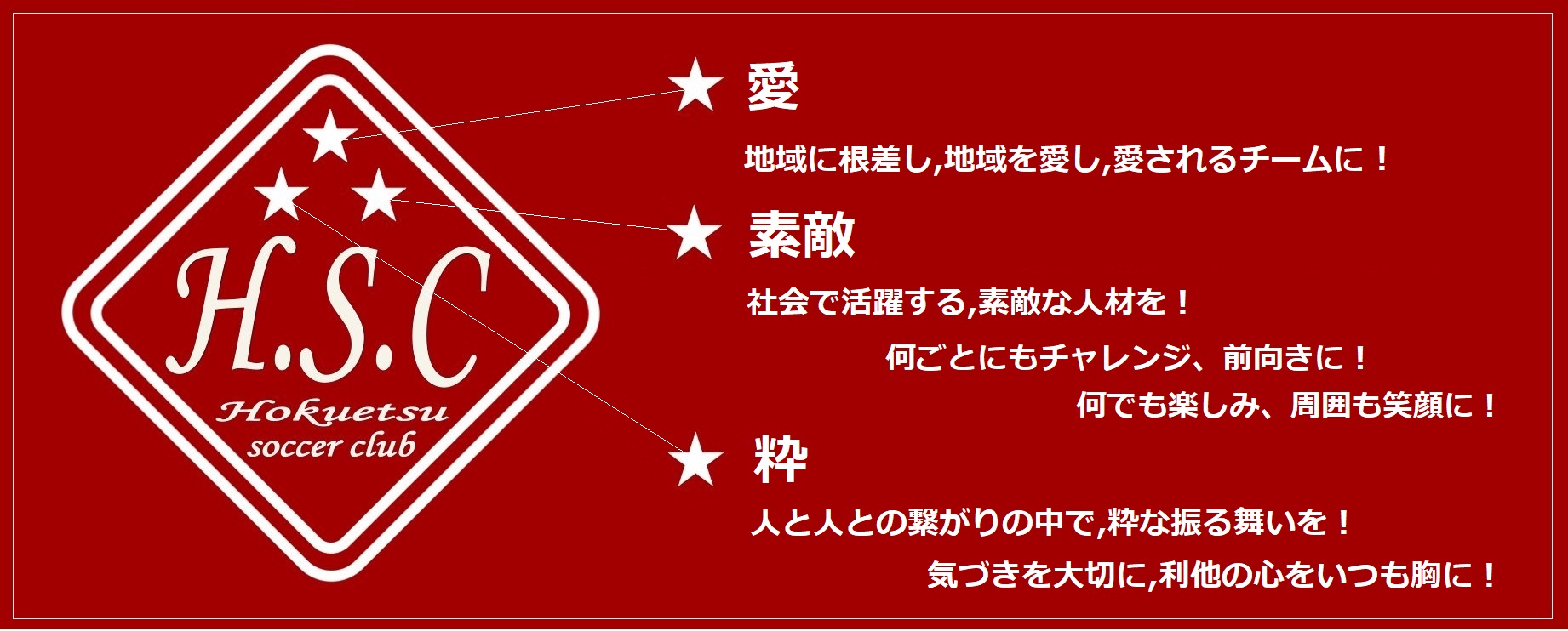 北越高校サッカー部3つの星